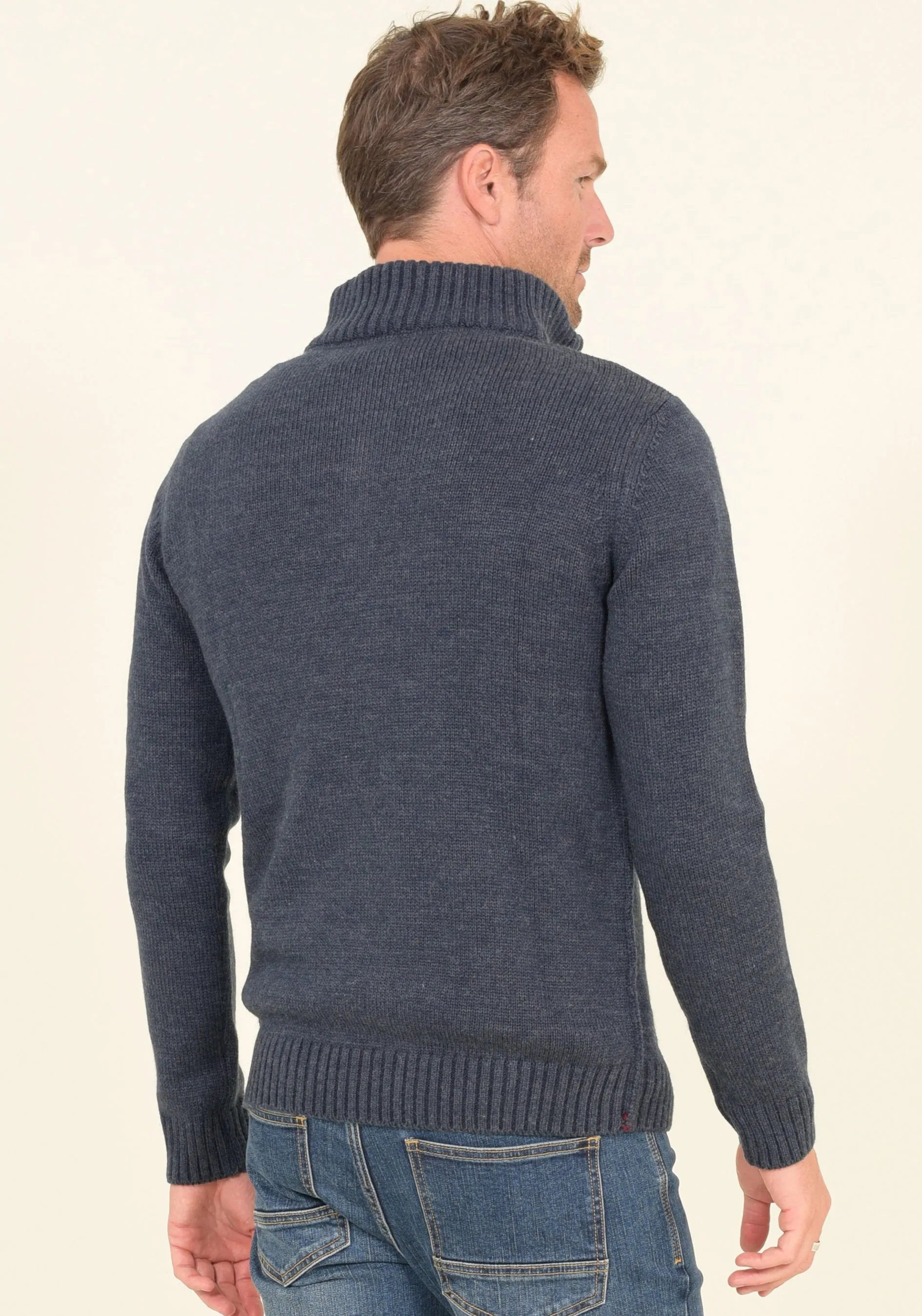 1/4 Zip Jumper Navy