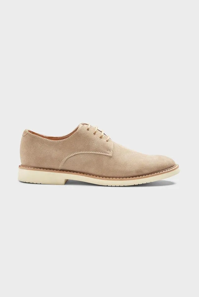 ACADEMY BRAND - suede derby in beige