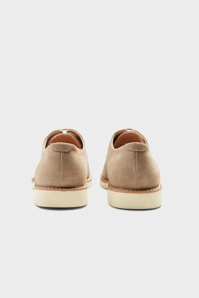 ACADEMY BRAND - suede derby in beige