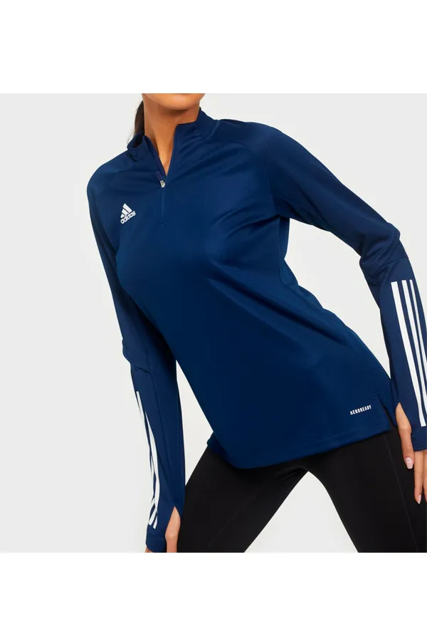 Adidas Women Condivo 1/4 Zip Navy