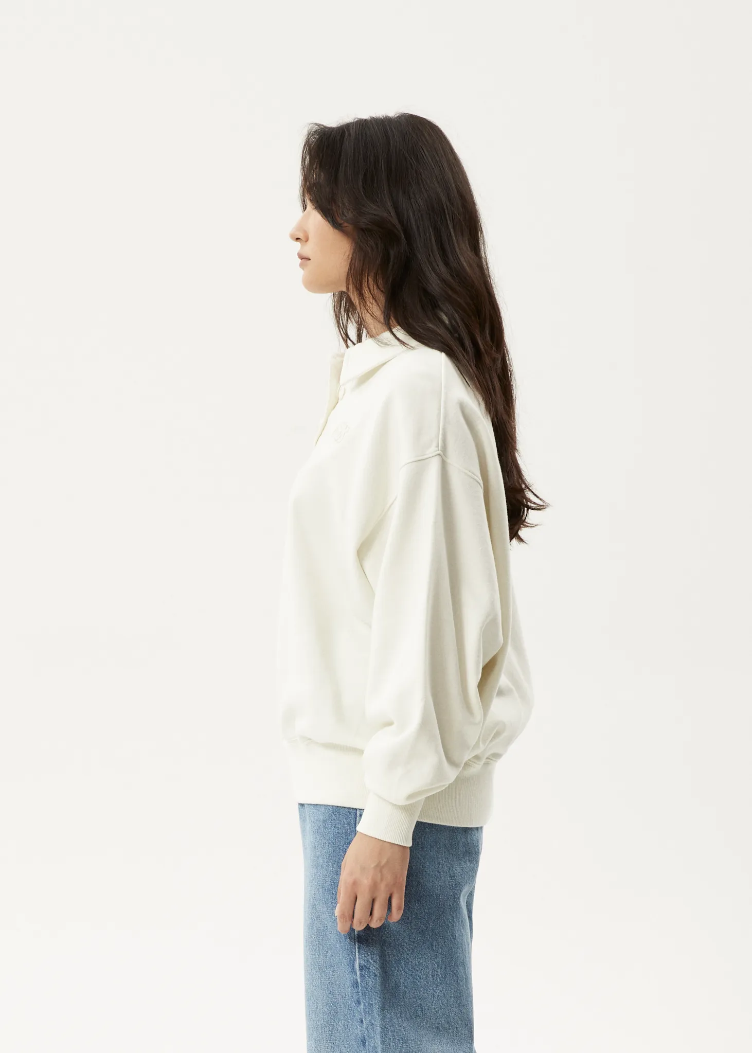 AFENDS Womens Ellie - Sweatshirt - Off White