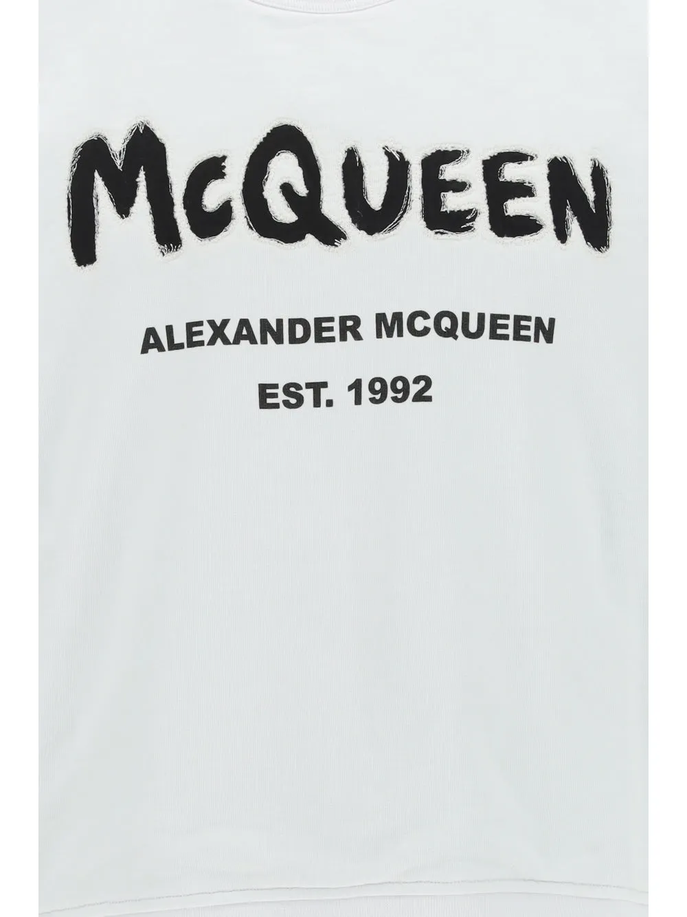 Alexander McQueen Graffiti Oversized Sweatshirt