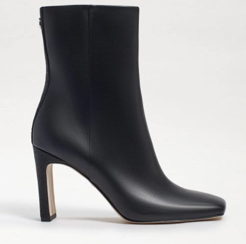 Anika Ankle Bootie in Black Leather