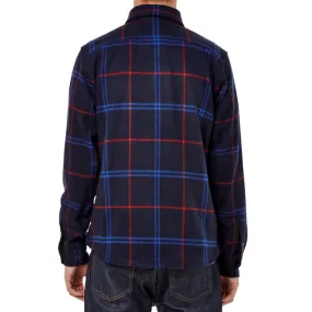 A.P.C. Flannel Wool ShirtDark Navy