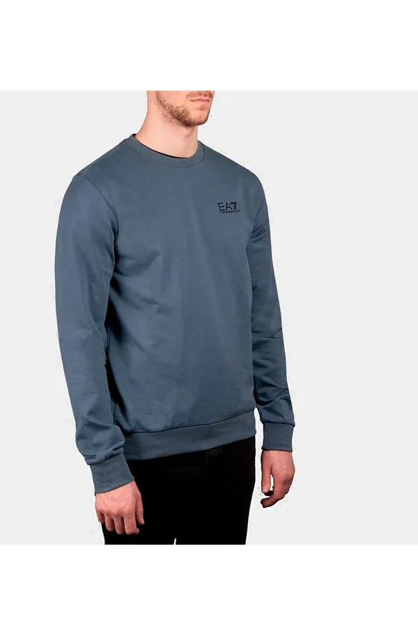 Armani EA7 ID Logo Sweatshirt Indigo