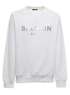 Balmain Logo Printed Crewneck Sweatshirt