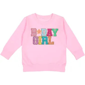 Birthday Girl Patch Sweatshirt