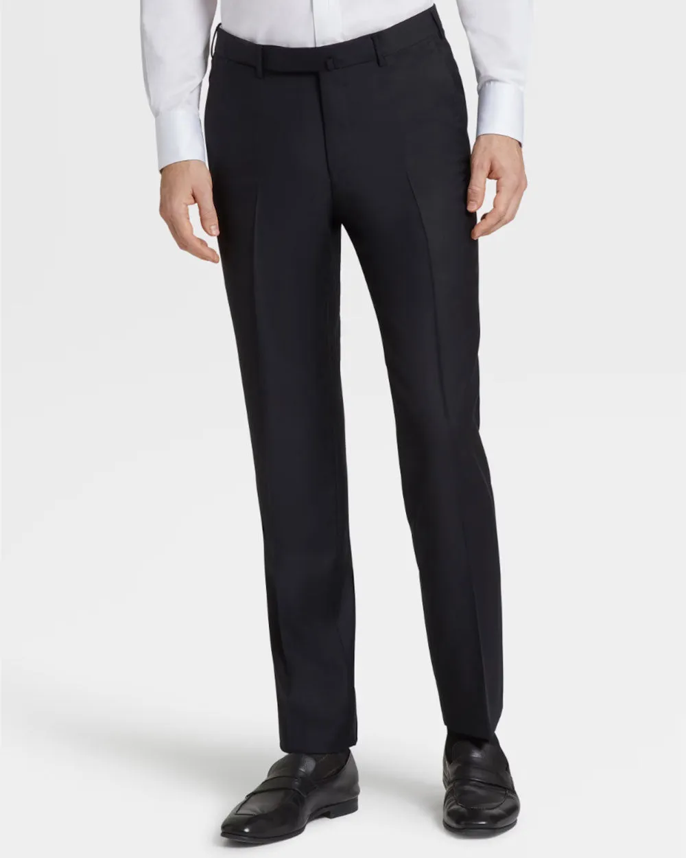 Black Trofeo Wool Trouser