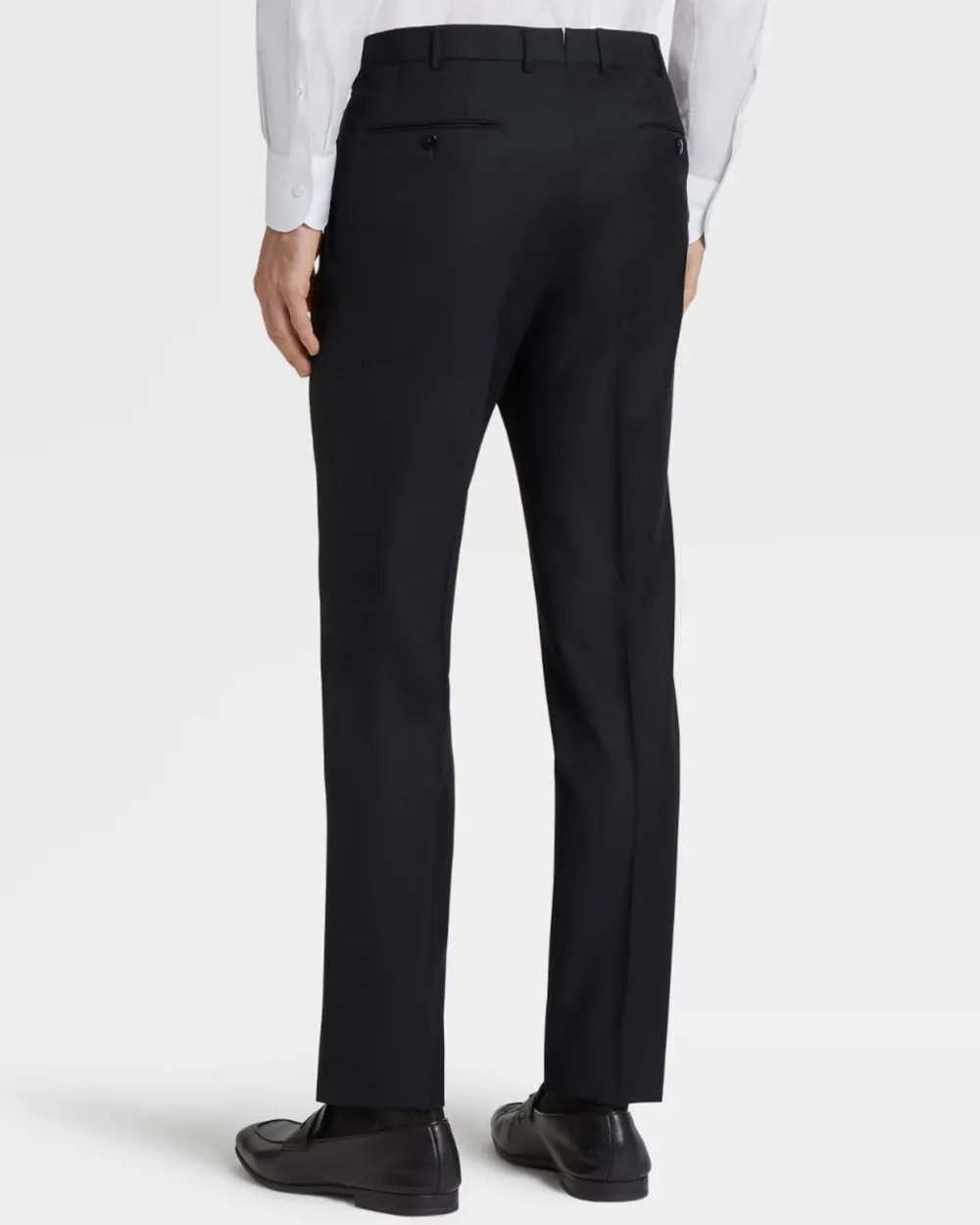 Black Trofeo Wool Trouser