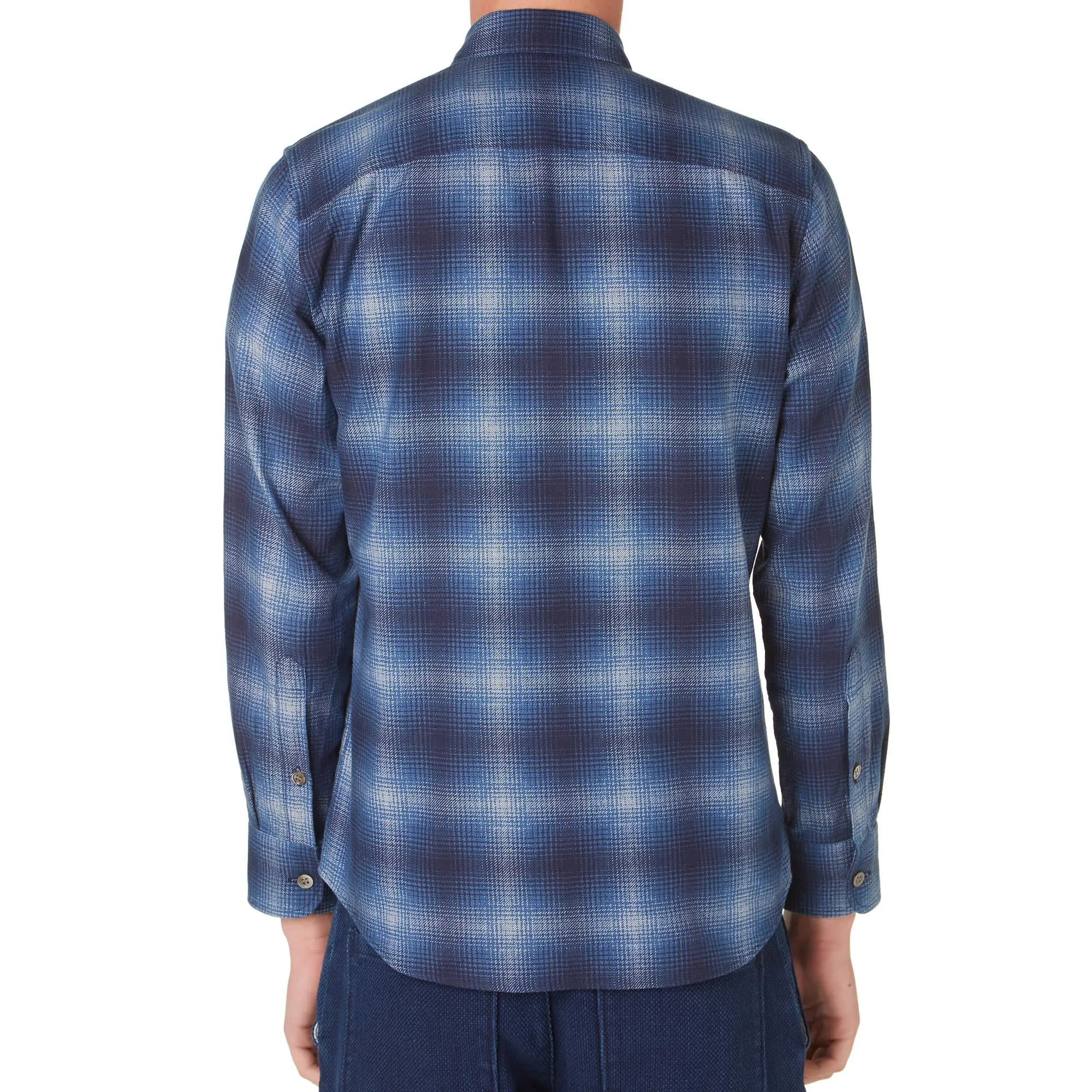 Blue Blue Japan Flannel Check ShirtIndigo