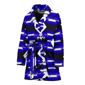 Blue Winter Camp Women's Robe