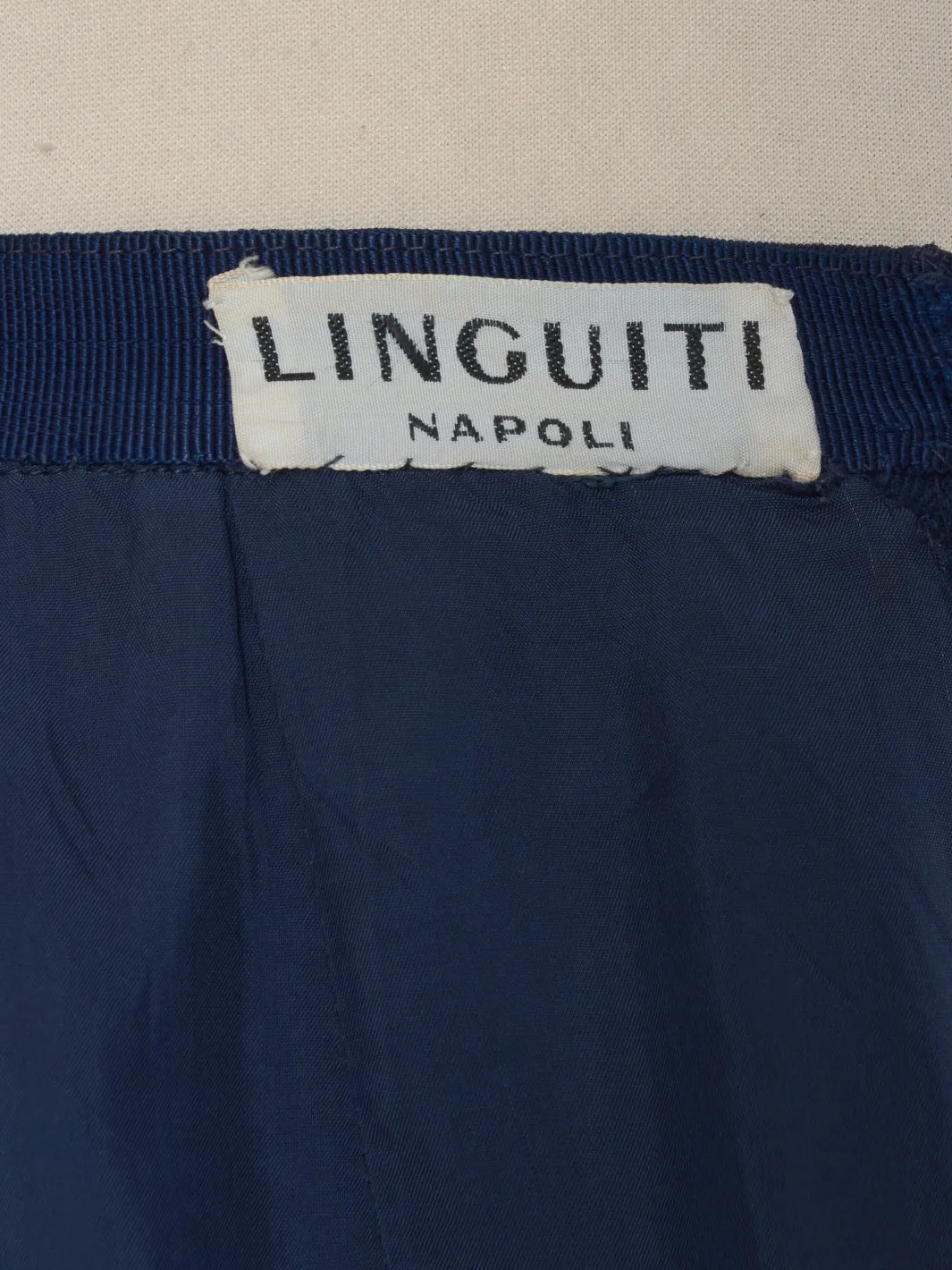 Blue Wool Vintage Skirt