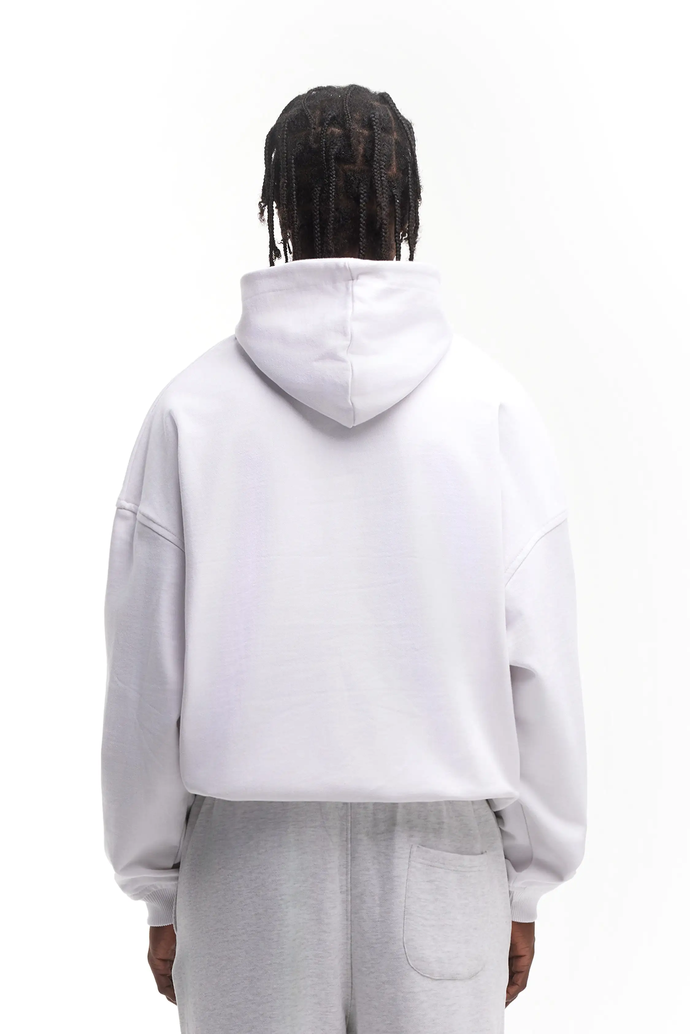 BLUR WHITE FRONTZIP