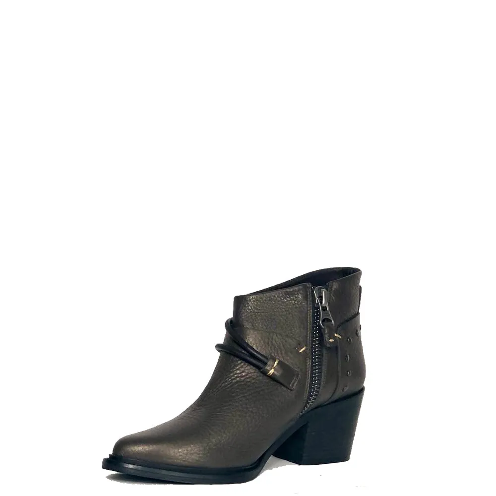 Bootie Cervo Gold Dark Brown