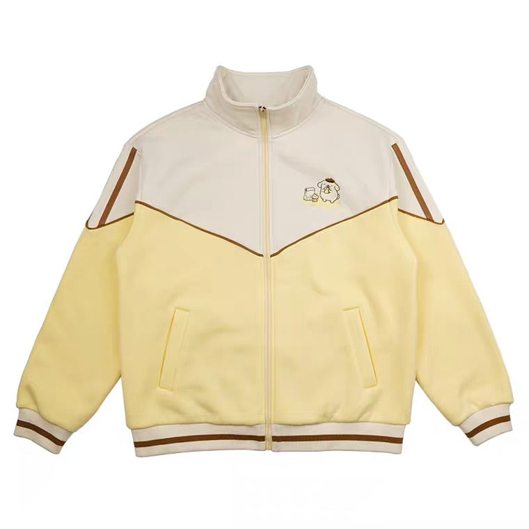 Clearance sanrio collaboration Pompom purin sportswear jacket and pants