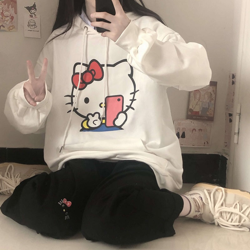 CUTE HEELO KITTY HOODIE BY6419