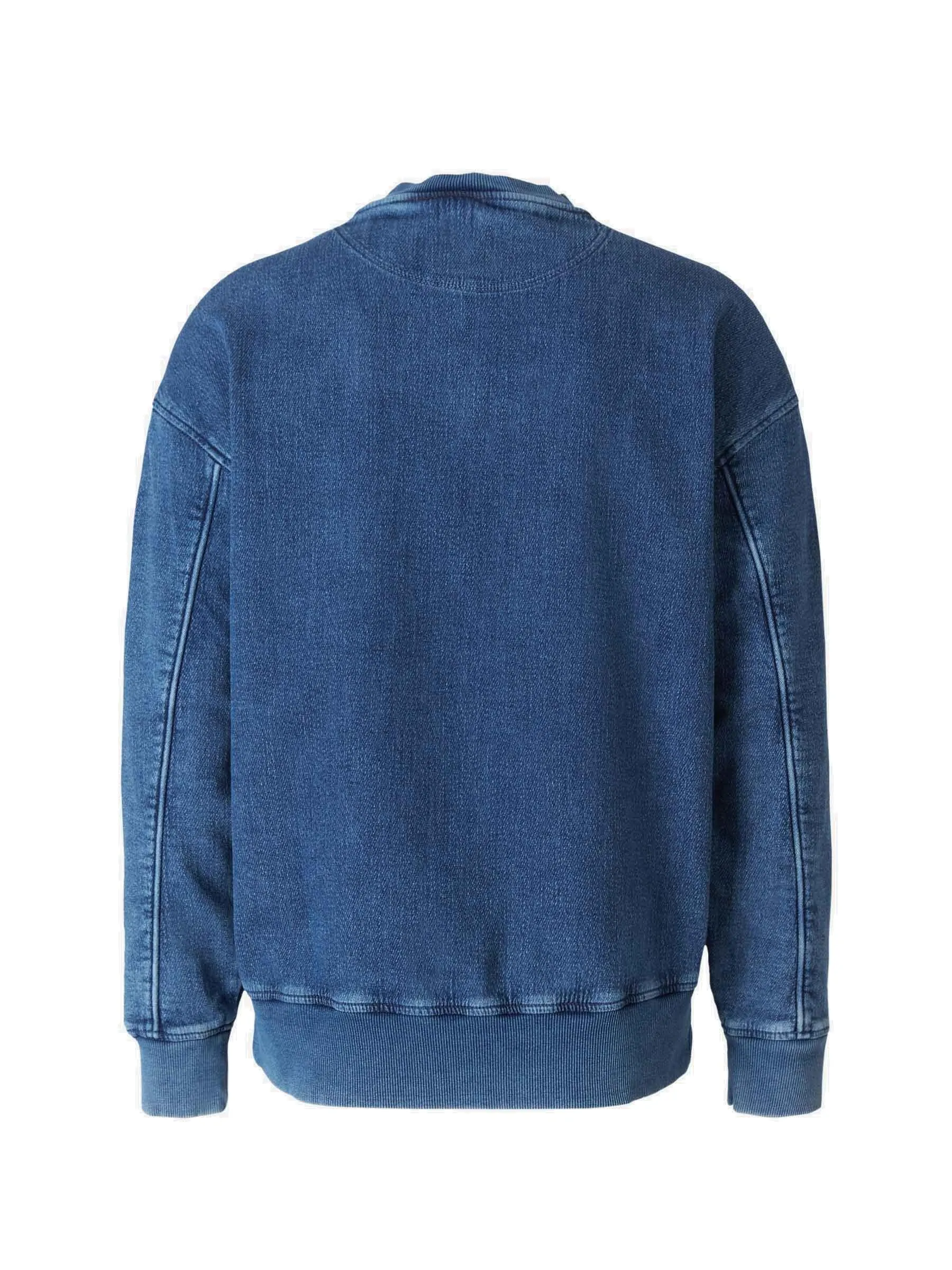 Diesel D-Krib Track Denim Sweatshirt