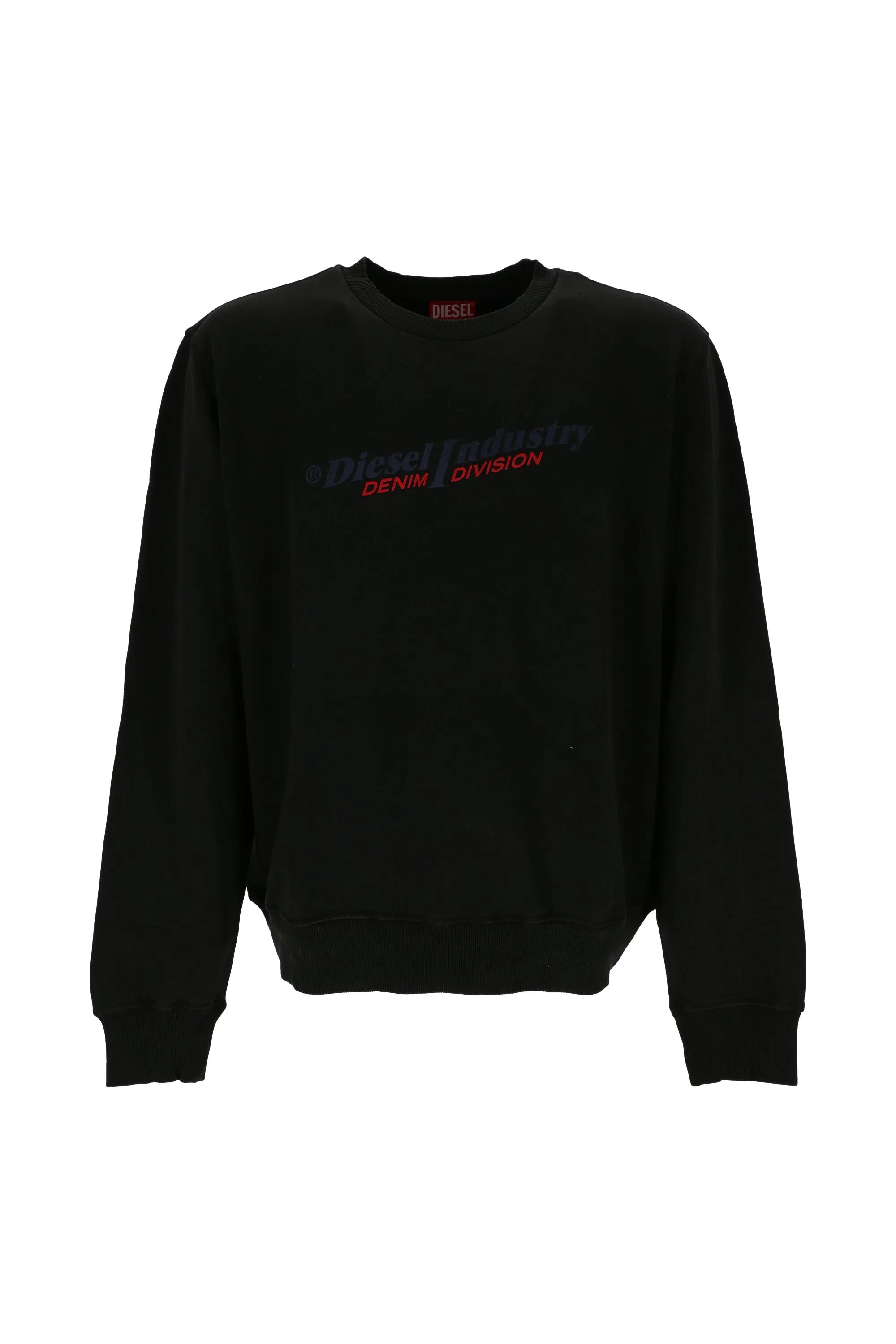 Diesel Logo Print Crewneck Sweatshirt