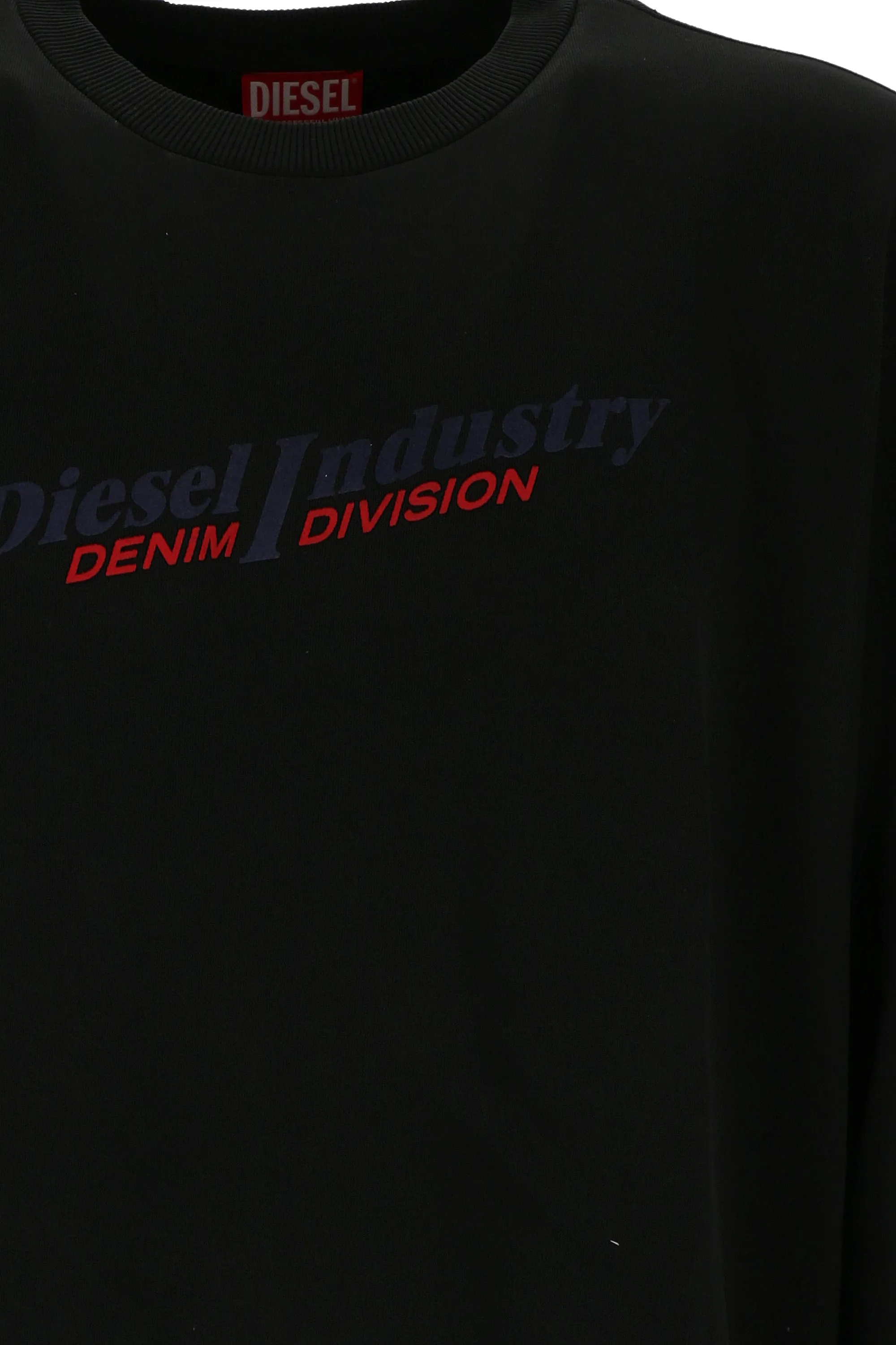 Diesel Logo Print Crewneck Sweatshirt