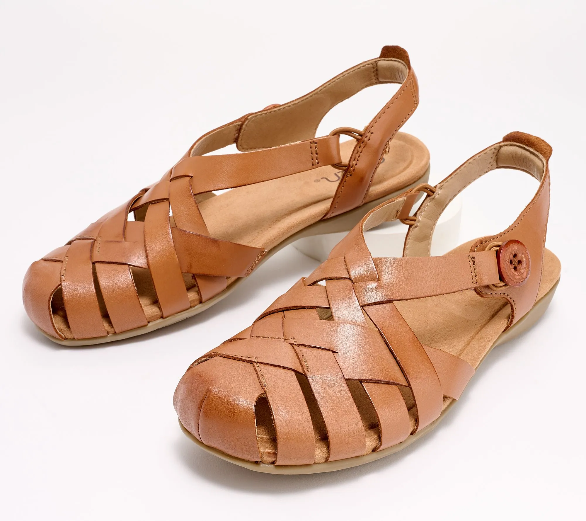 Earth Leather Fisherman Sandals- Belita