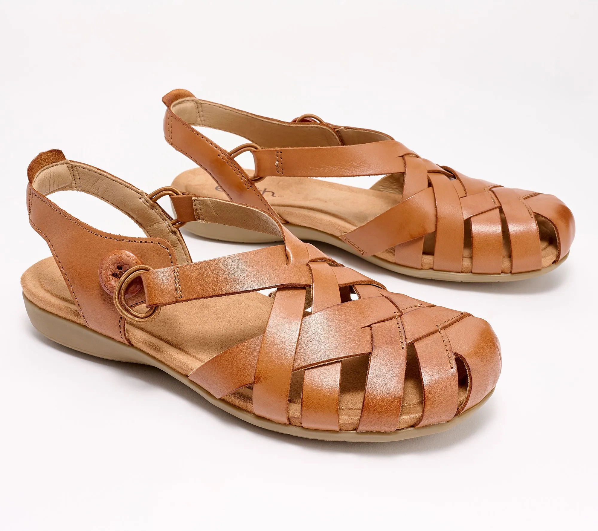 Earth Leather Fisherman Sandals- Belita