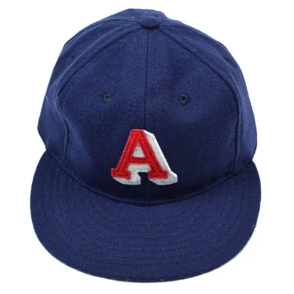 Ebbets - Atlanta Crackers 1939 Cap (Fitted Wool Flannel) - Navy