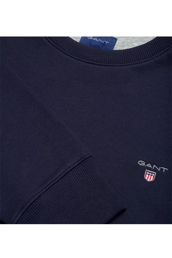 GANT Basic Crew Sweatshirt Navy