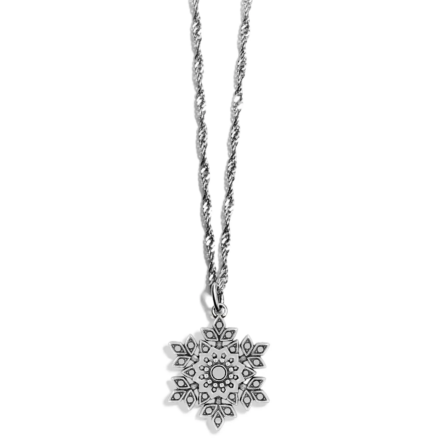 Glint Snowflake Necklace