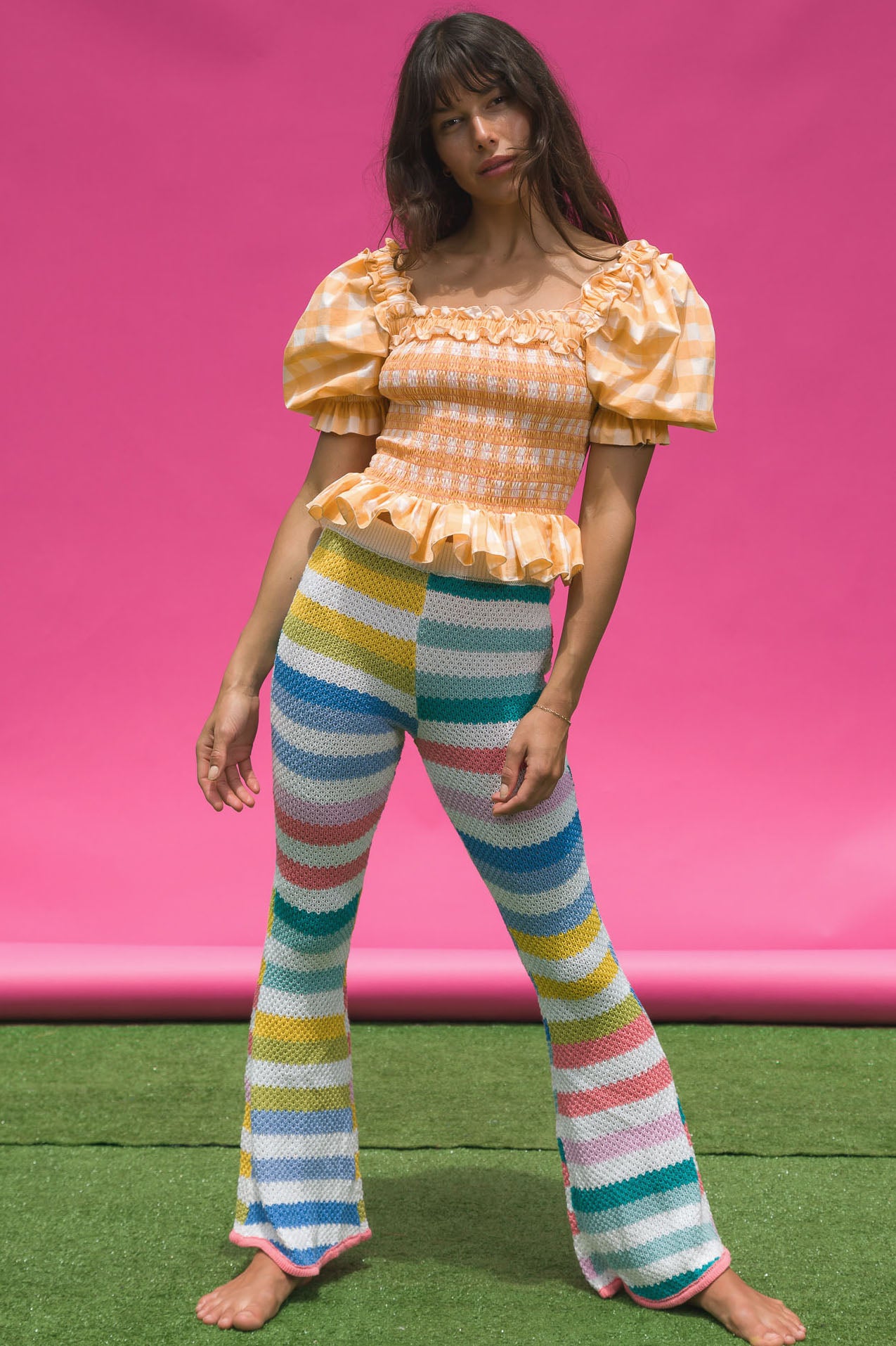 Gobstopper Stripe Knit - Flared Pull-Ons