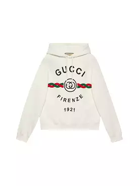 Gucci Firenze 1921 cotton hoodie