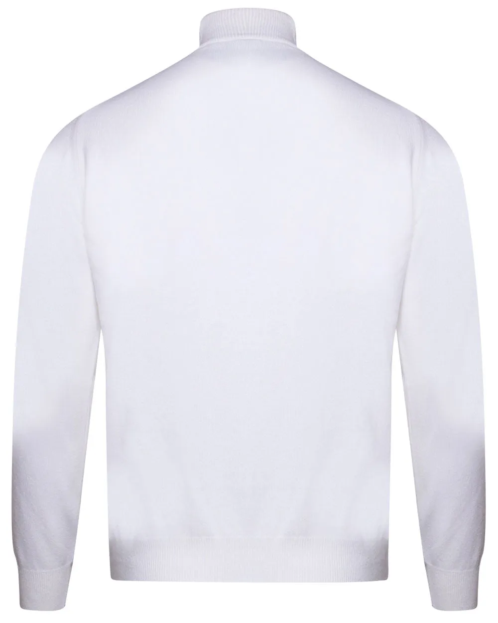 Ivory Cashmere Quarter Zip