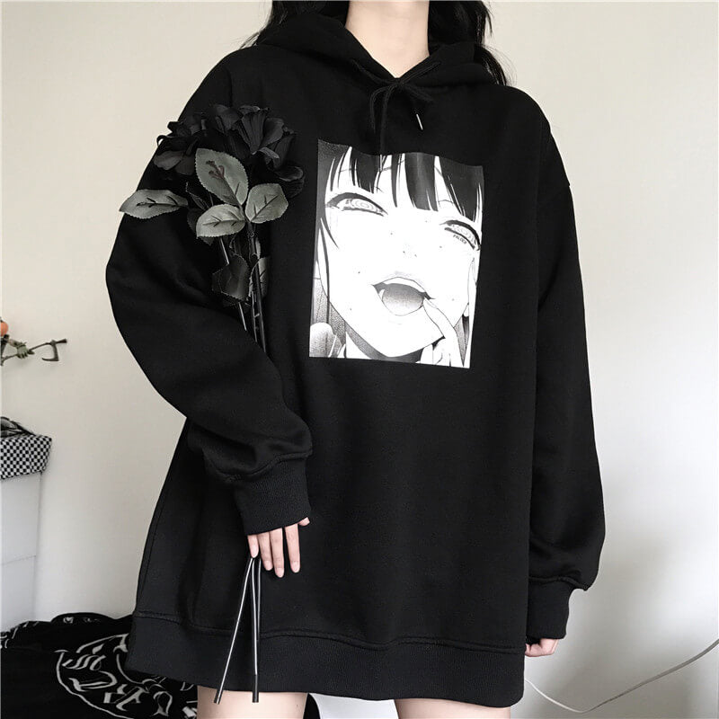 JAPANESE COMIC VELVET HOODIE BY23215