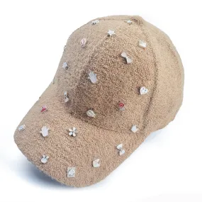 Kealy Winter Baseball Hat in Nude