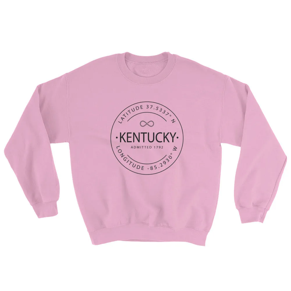 Kentucky - Crewneck Sweatshirt - Latitude & Longitude