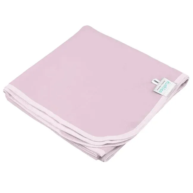 kushies receiving blanket - baby pink