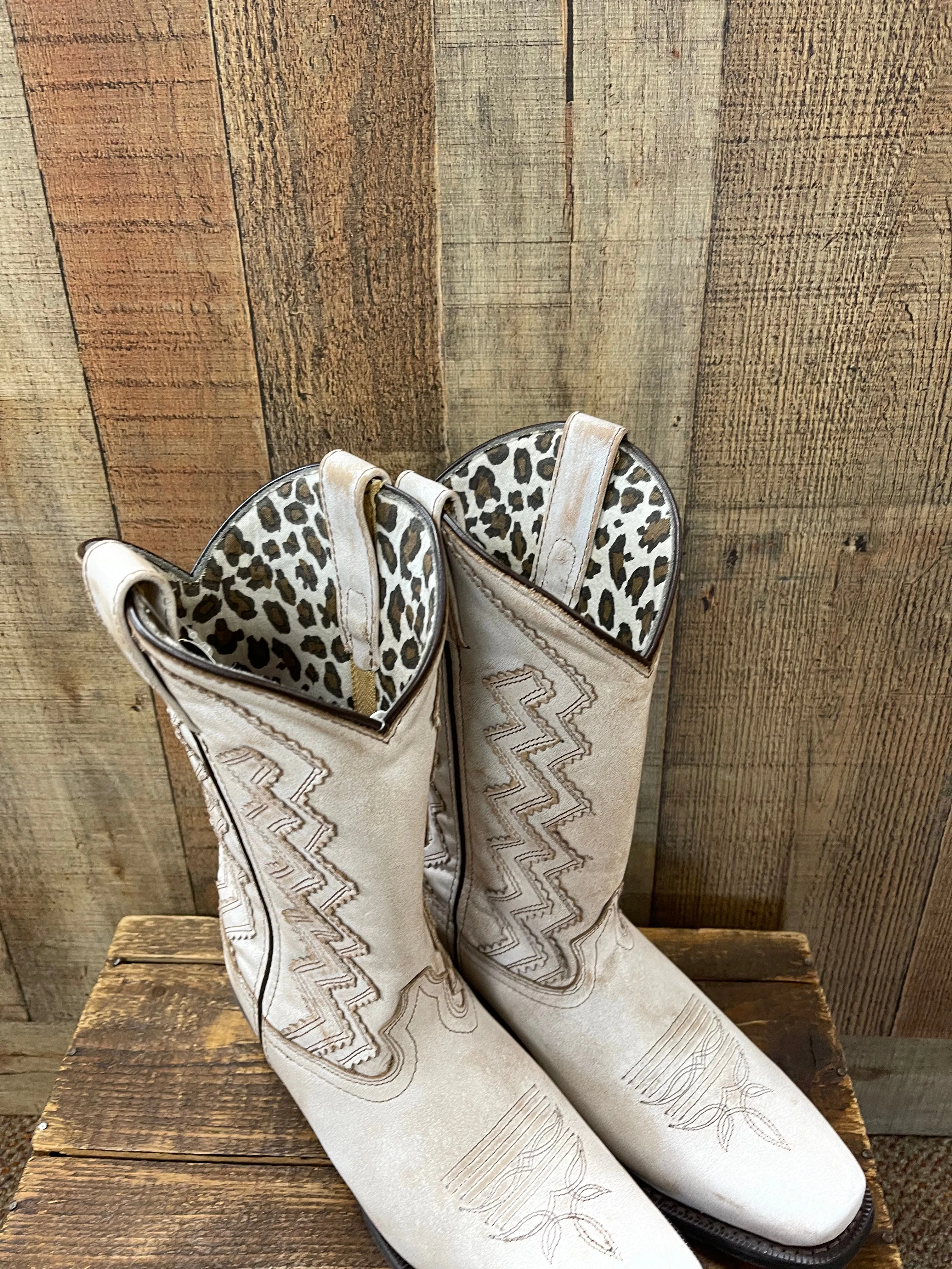 Laredo Ladies Audrey Square Toe Western Cowboy Boot