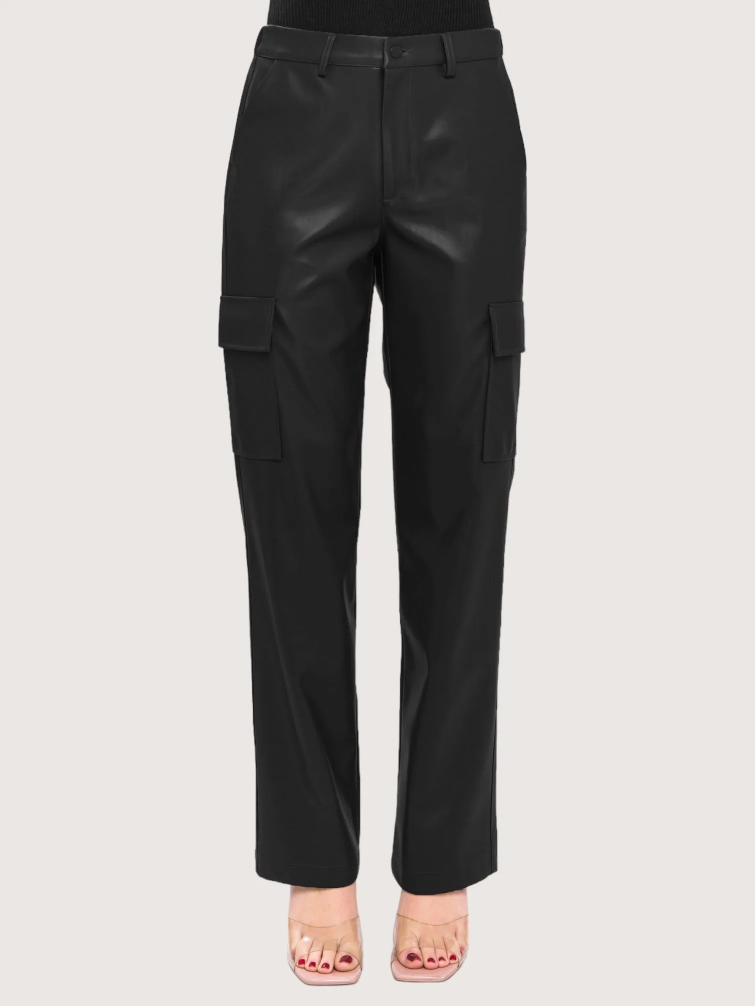 Leather Cargo Pant