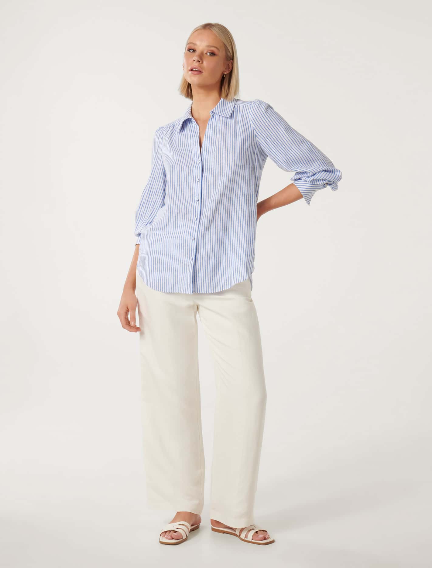 Lee Linen Stripe Blouse