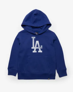 LOS ANGELES DODGERS DISTRESSED IMPRINT '47 HEADLINE HOOD KIDS