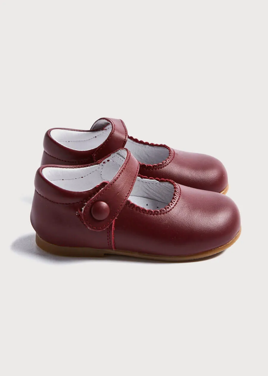 Mary Jane Baby Shoes in Burgundy (20-24EU)