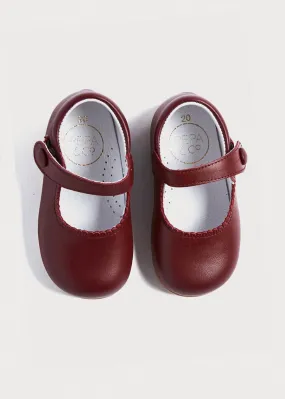 Mary Jane Baby Shoes in Burgundy (20-24EU)