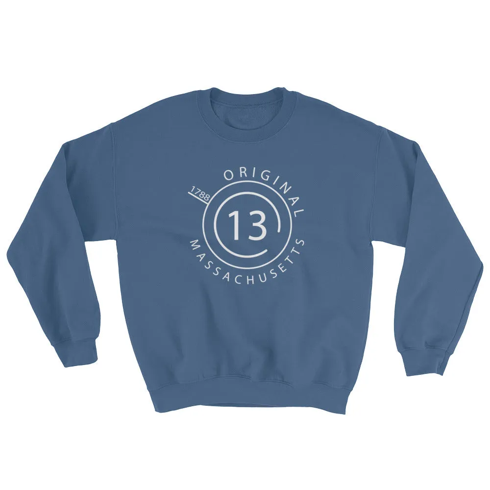 Massachusetts - Crewneck Sweatshirt - Original 13