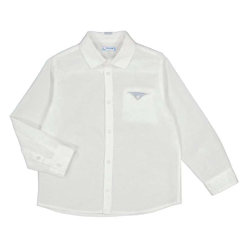 Mayoral Mini White Dress Shirt_ 3122-67