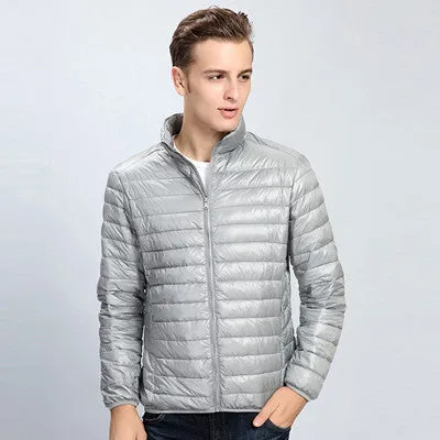 Men Down Jacket Men Warm Coats Men's Down Parkas Plus Size Jacket Coats Short Thick Overcoats SM6