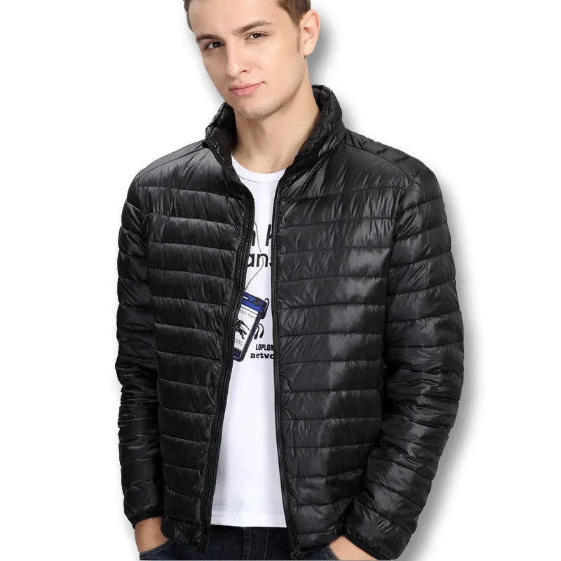 Men Down Jacket Men Warm Coats Men's Down Parkas Plus Size Jacket Coats Short Thick Overcoats SM6