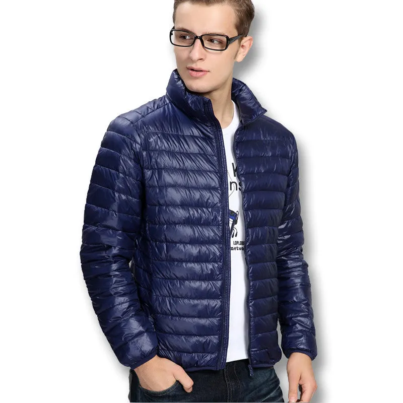 Men Down Jacket Men Warm Coats Men's Down Parkas Plus Size Jacket Coats Short Thick Overcoats SM6