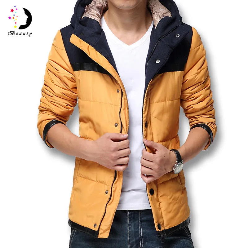 Men's Down Jacket Warm Plus Size Size Men Downs Jacket Men Slim Fit Parkas SM6