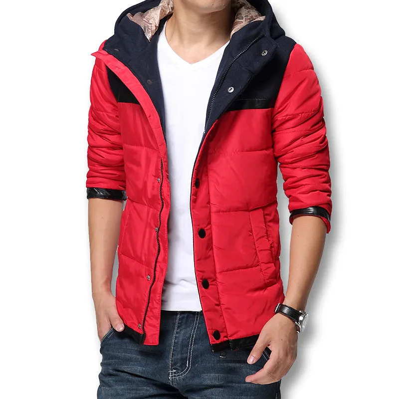 Men's Down Jacket Warm Plus Size Size Men Downs Jacket Men Slim Fit Parkas SM6