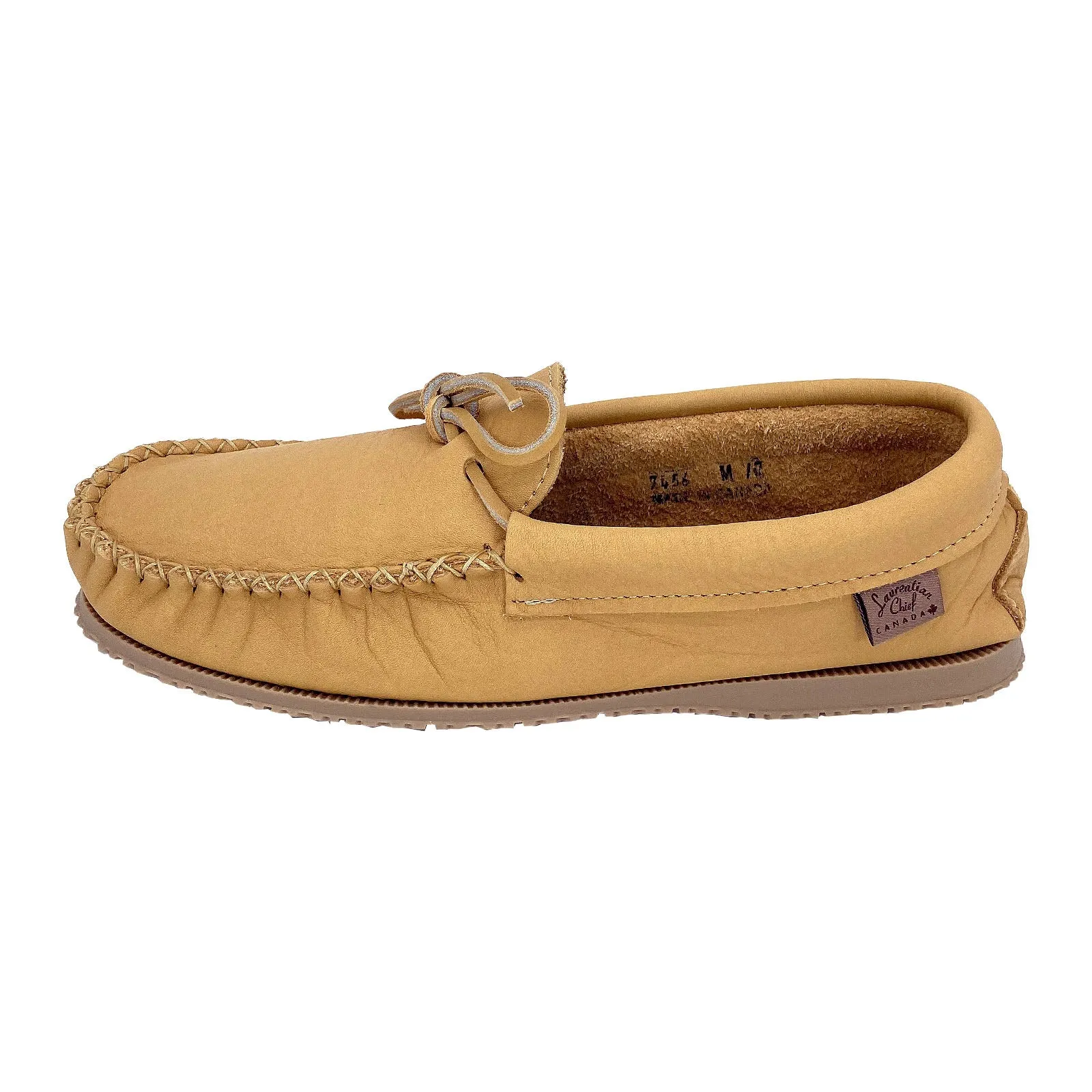 Men's Moose Hide Leather Moccasin Shoes