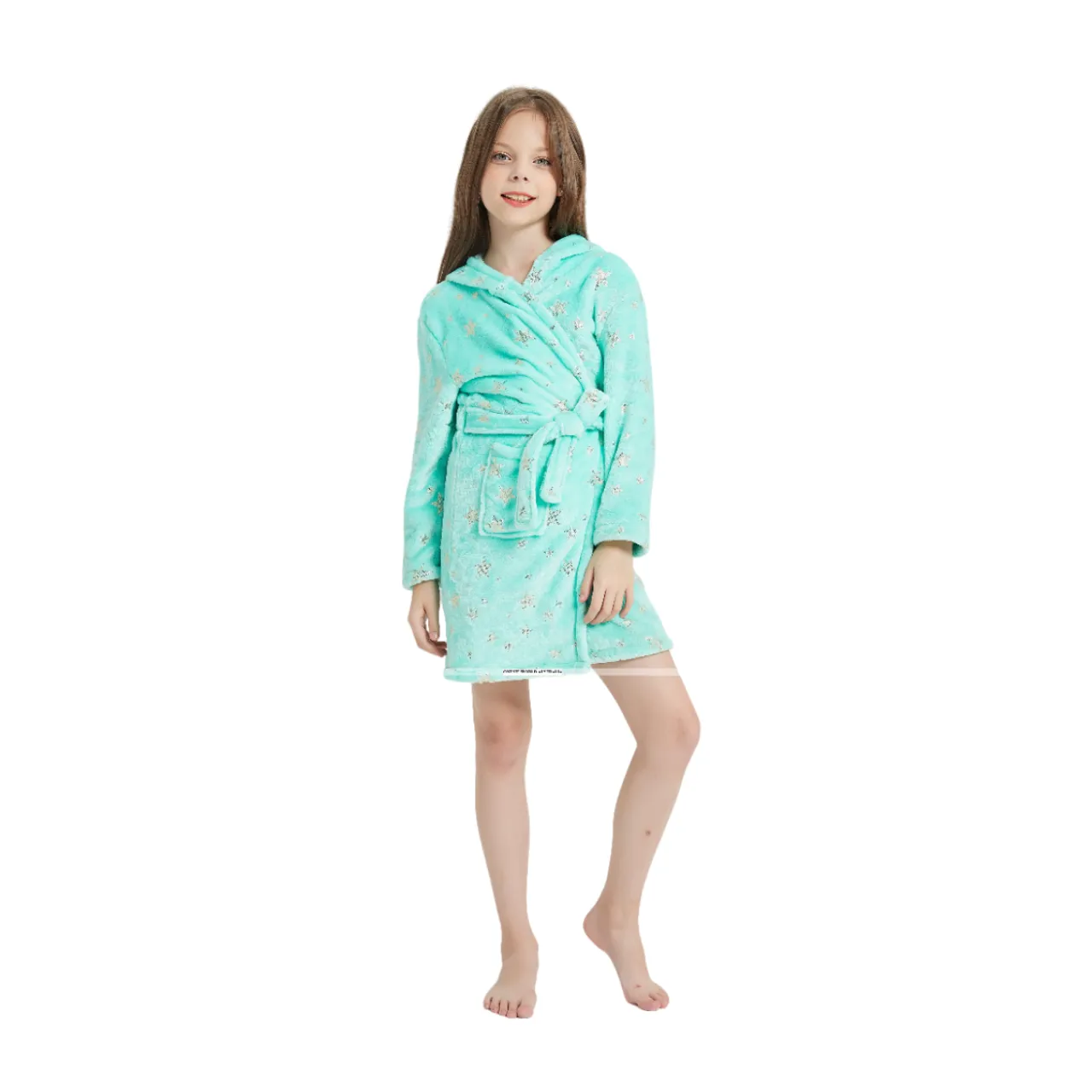 Mint Unicorn Kids Bathrobe